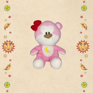 Morning Glory Pink Bear 8”